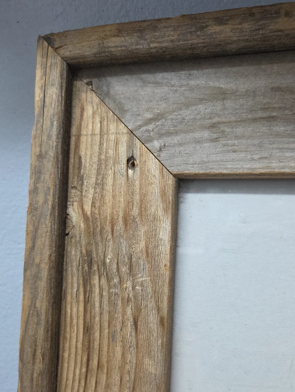 Rustic Barn Wood Picture Frame - Natural Brown
